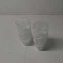 8PCS Glass Dessert Bowls, 9 oz Crystal Glass Ice Cream Bowls Cups - Perfect for Dessert, Sundae, Ice Cream, Fruit, Salad, Snack, Cocktail, Condiment, Trifle (8), Transparent