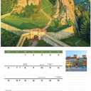 Europe 2026 Square Wall Calendar, 12-Month Monthly Calendar, Scenic Europe Travel & Landmark Photography, 12  12 Wall Hanging Calendar