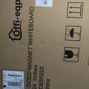 36x24 Small Dry Erase Board for Wall 3' x 2' Double Sided Magnetic White Board Without Frame for Office, Class, Home