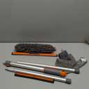 Eazer 2-in-1 Window Cleaner Tool, 64'' Window Squeegee for Home, Window Cleaning Squeegee Kit with Telescopic Pole, Window Washing Kit with Rotatable Bendable Head(Threaded + Telescopic)