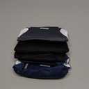 wegreeco Washable Dog Diapers - Washable Male Dog Belly Wrap - Pack of 3 - (Black, Charcoal, Navy, Medium)