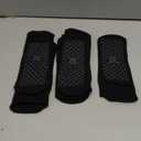 unenow Unisex Non Slip Grip Socks with Cushion for Yoga Pilates Barre Home & Hospital (Small, 4 Pairs-2 Black/Dark Grey/Light Grey)