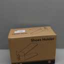 Shoe Slots Organizer,Adjustable Shoe Stackers,10 Pack Shoe Space Savers,Double Layer Shoe Riser Shoe Slot,Shoe Storage Holder for Closet,Transparent