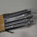 Tecmojo 5 Pack 1U Rack Perforated Blank Panel, Cold Rolled Steel Rack Panel, Rack Mount Plate for 19 in Server Rack Enclosure or Network Cabinet, Snap-in Type Mounting, Black