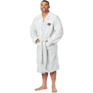 Northwest NBA Sherpa Bath Robe, Large/X-Large (26" x 47", Gray)