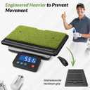 Heavy Duty Golf Hitting Mat, 2-in-1 Dual Turf Golf Practice Mat with Non-Slip Rubber Base for Driving, Chipping Practice Indoor & Outdoor