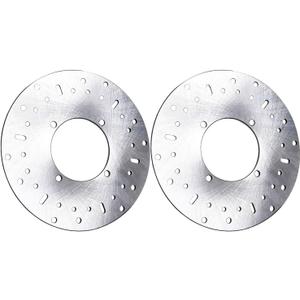 2 Pack Front Brake Rotor Discs Compatible with Polaris Ranger Sportsman Magnum Trail Blazer Boss ATP ACE 325 330 400 425 500 570 700 800 Direct Replacement Stainless Steel Disc OEM # 5244314