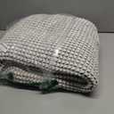 Amlie Home Knit Throw Blanket, Soft Chenille Cozy Breathable Pineapple Chunky Decorative Blanket for Couch, Bed & Sofa, French-Inspired Lightweight Warm Gift for Women, Gray, 60"x80" (Pineapple Cray&ivory)