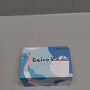 Retro Bluetooth Speaker, Vintage Radio-Greadio FM Radio with Old Fashioned Classic Style, Strong Bass Enhancement, Loud Volume, Bluetooth 5.0 Wireless Connection, TF Card and MP3 Player (Blue)