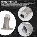 2 x AMCC Aluminum Engine Block Connector Pipe&gaskets Suitable forBMW 2013-2019 1 2 3 4 5 6 7 Series X1 2 3 4 5 B38 B48 F20 F23 F22 F34 F36 F33 F32 G32 G12 MINI F55 F56 Replacement number11118511205