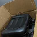 GXYWADY Universal Fold Down Adjustable Angle Back Forklift Seat Replacement for Tractor Excavator Skid Loader Backhoe Dozer Telehandler