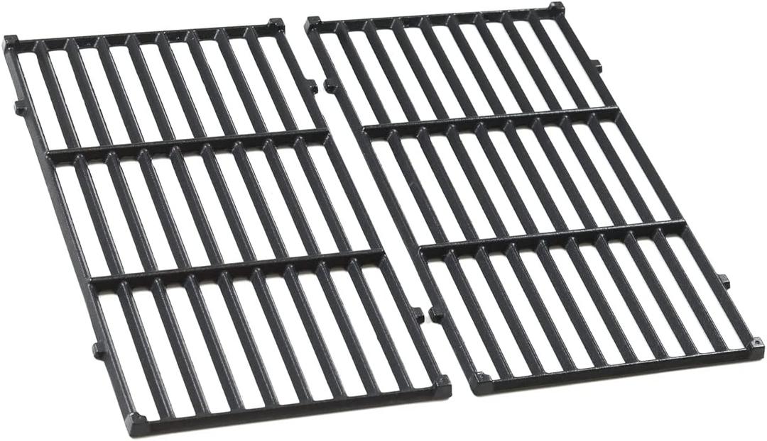 17.5 Inch 7637 Cooking Grates for Weber Spirit & Spirit II 200 Series Spirit E210 Spirit E220 Spirit S210 S220 with Front Control, Cast Iron Grates Replacement Parts for Weber Spirit 2 Burner E-210