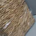 12x12x12 Inch Wicker Storage Basket Set of 2 Foldable Hyacinth Storage Box