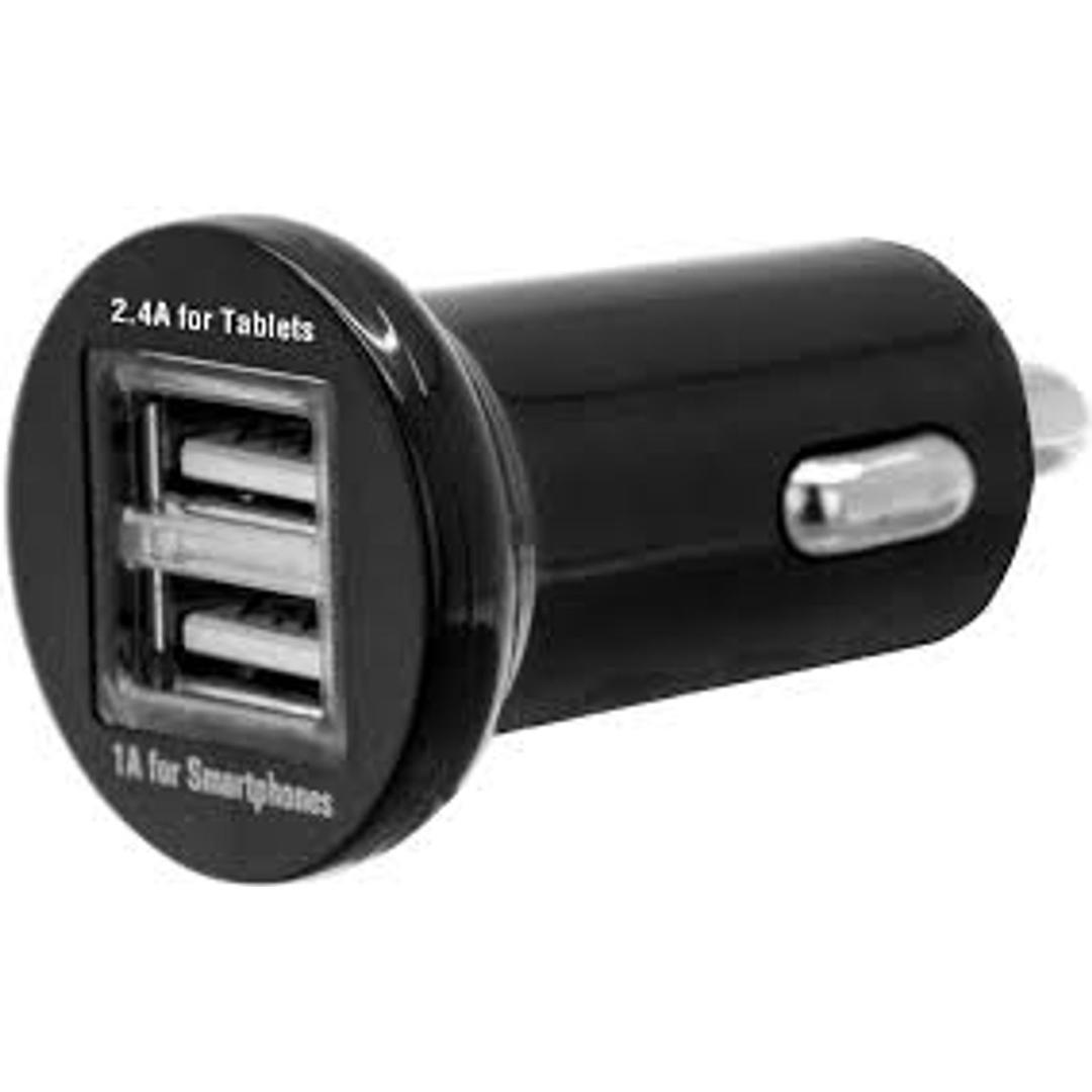 High Power USB Car Charger - Black