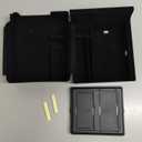 Carwiner 3PC Center Console Organizer Tray for 2021-2022 2023 Tesla Model 3 and 2021-2024 Model Y Flocked Armrest Drawer Storage Box Interior Accessories