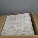 10x14 Area Rugs for Living Room, Non Slip Machine Washable Vintage Rugs, Low Pile Lightweight Large Rug for Bedroom, Dining Room, Home Office Beige