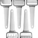 Fox Run Pastry and Pasta Wheels, Set of 5 Dough Cutter Tools