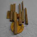 MUMTOP Bamboo Wind Chimes, Outdoor Wooden Wind Chime with Amazing Deep Tone for Garden, Patio, Home or Outdoor Decor