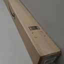 13/16" Double Bay Curtain Rod 20"-36", 38"-72" - Black