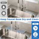 Silicone Sink pad for Kitchen Sink, Keeping The Sink Surface Dry and Free of Residual Water Droplets (Large)