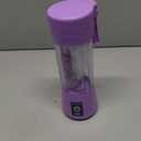 Portable Blender Cup,Electric USB Juicer Blender,Portable Juicer For Shakes and Smoothies, juice,380ml, Six Blades Great for Mixing,light purple
