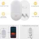 L LOHAS LED Night Lights Plug into Wall, [2 Pack] LED Dimmable Night Light with Light Sensors, 30/60LM Adjustable Brightness Nightlights, Soft White 3000K Automatic Night Light for Kid, Hallway