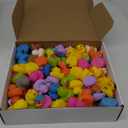 Rubber Ducks in Bulk,Assortment Duckies for Jeep Ducking Floater Duck Bath Toys Party Favors (100-Pack)