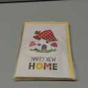 New Home Card - Funny & Cute Housewarming Gift for Moving, New Apartment or New Chapter - Includes Extra Thick Envelope (Mushroom)