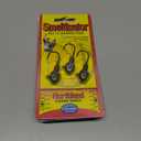 Northland Fishing Tackle Smeltinator Jig Head, Premium Bass Fishing Lure for Swimbaits & Plastics, 3 Pack - 3/8 Oz, Unpainted, 3/0 Hook Pack of 2