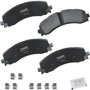 Bendix Priority1 CFM2225 Semi-Metallic Rear Brake Pads for Ram 2500 2023-2019, 3500 2023-2019, 4000 2020-2019