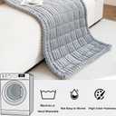 Mivnue Pet Couch Cover, Couch Covers for Dogs, Washable Dog Sofa Covers Couch Protector, Fuzzy Non Slip Couch Slipcover Pet Friendly (Light Grey, 27.6" x 59.1")