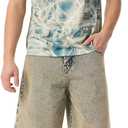 Men's Wilder Quick Dry Oversized Graphic Tee Shirt Standard (XL)