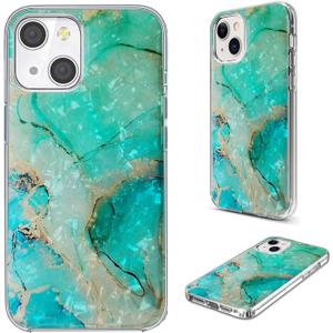 for iPhone 14 Plus Case for Women Girl Men,Full Protective Shockproof Slim Soft TPU Clear Phone Cover Cases with Design for iPhone 14 Plus,Glitter Sparkle Shiny Pearl Luster Gold Green Marble for iPhone 14 Plus Case for Women Girl Men,Full Protective Shockproof Slim Soft TPU Clear Phone Cover Cases with Design for iPhone 14 Plus,Glitter Sparkle Shiny Pearl Luster Gold Green Marble
