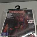 MARVEL Deadpool Official Adult Deluxe Zentai Halloween Costume - Stretch Spandex with Wrist Slits, X