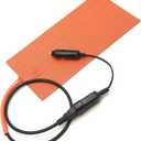 12V 100W Silicone Heating Pad Mat Quick Heater with Detachable Power Cable for Food Delivery Bag 5.98X11.97 Inches