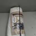 90 Inches Long Linen Curtains 60 Inch Width Pinch Pleated 90 Inch Length for Living Room Bedroom Ivory Off White Semi Sheer Back Tab Hooks Rings Pinch Pleat Curtains for Patio Glass Door 1 Panel Beige White, 60"W x 90"L (Pack of 1)