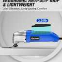 AVID POWER Oscillating Tool, 22000 OPM Electric Oscillating Multi Tool with 3Oscillation Angle, Cutting, Sanding, Grinding, Scraping, 11 Accessories & Universal Interface-Blue