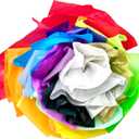 2 x Tissue Paper for Gift Wrapping (100 Sheets) 20 Assorted Colors, Gift Bags, Packaging, Floral, Birthday, Holidays, Christmas, Halloween, and DIY Crafts