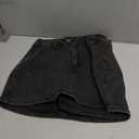 IWD Denim Mini Skirt for Women Low Waisted Jean Micro Skort with Shorts Stretch Casual Jean Skirt (S)