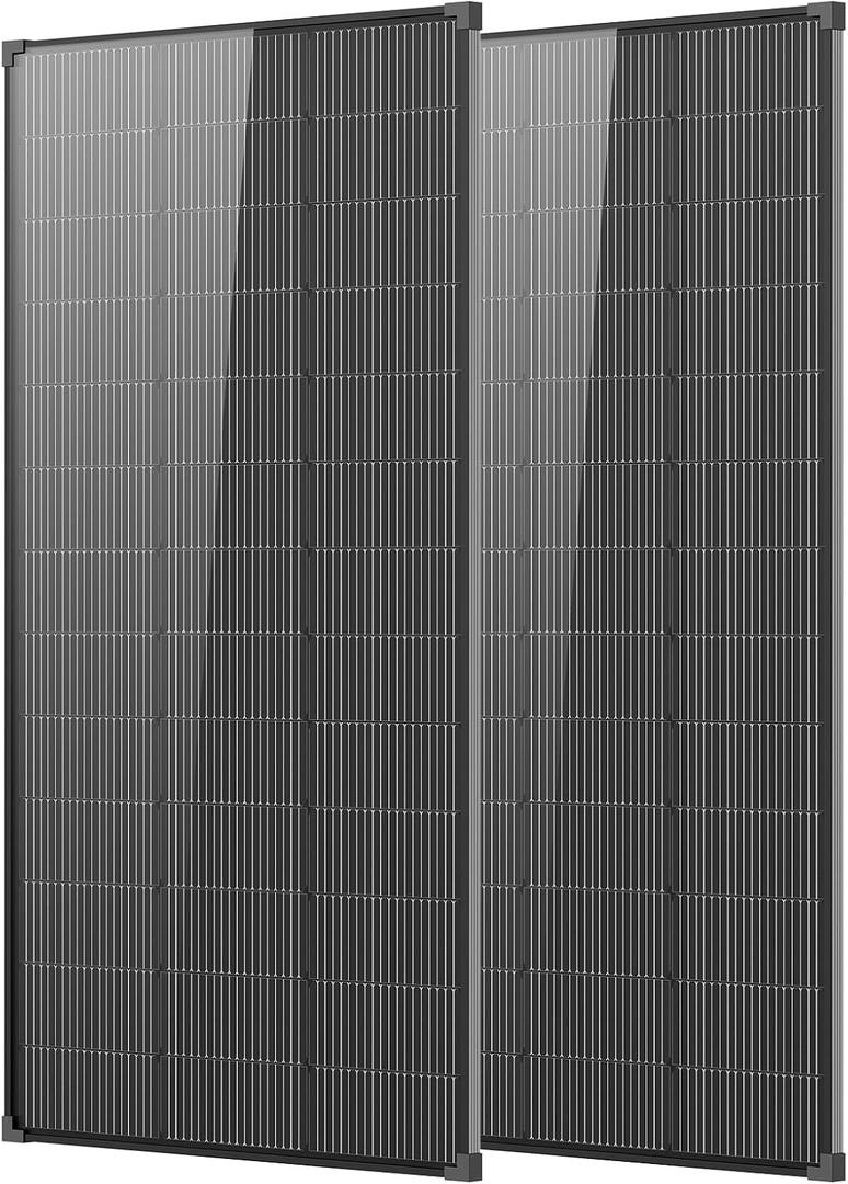 400W Solar Panel, 2pcs 200 watt Solar Panels 12V 18BB N-Type