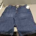 Motherhood Maternity Women's Under The Belly Tie Waist Wide Leg Pregnancy Denim Pants, Jane Wash, Small