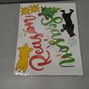 2 x MISS FANTASY 88 PCS Christmas Bulletin Board Decorations Set, Nativity Bulletin Board Set Jesus is The Reason for The Season Jesus Birth Cutout Sunday School Christmas Classroom Office Decorations