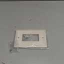 2-Pack Classic Beadboard Decorator Wall Plate Cover, Light Almond Decorative Switch Plates and Outlet Covers, Durable Natural Bamboo Fiber Wall Plates for Electrical Outlets, Receptacle, GFCI Outlet