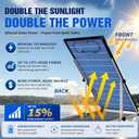 400 Watt Solar Panel, 12V 2PCS 200 Watt Solar Panels, 25.6% High-Efficiency