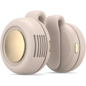 Portable Silent Mini Bladeless Electric fan Clip-On,3-Speed Rotatable Hands-Free Clip-On Fan for Shirt and Waist,Portable Mini Bladeless Fan Clip-On,For Outdoor & Travel & Office & Indoor