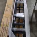 Full Size Loft Bed Frame with Desk and Storage Shelves, Heavy Duty Metal Loft Bed with L-Shaped Desk and Ladder, Full Size Loft Beds for Kids, Teens, Adult, Black