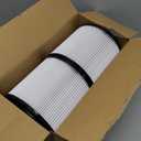 2 Pack 90304 Replacement Filter Compatible with Shop Vac 90304 90350 90333 90585 Wet Dry Vac Cartridge Filter with lids and Filter Foam Sleeve, Fits Most 5 Gallon and Above Shop Vac Vacuum Cleaners