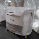 Makeup & Skincare Organizer Box for Countertop with Lid & Drawers, White