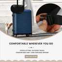 Tuvalud Travel Neck Pillow,360 Surround Support, Memory Foam Travel Pillow with Adjustable Buckle for Airplanes, Cars & Office Naps (Black)