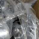 Youxmoto Chrome ABS Complete Axle Cover Set, 2 Front and 4 Rear with Hub Caps and 33mm Screw-On Spiked Lug Nut Covers for Semi Trucks